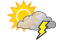 Parcialmente Soleado y Tormentas